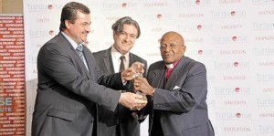 Arcbishop Tutu awarded Gulen Peace award