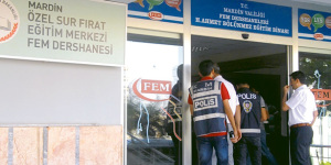 Mardin'de okul ve dershaneye makul suphe baskini