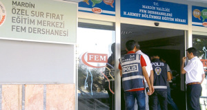 Mardin'de okul ve dershaneye makul suphe baskini